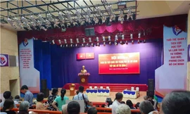 Buổi tiếp xúc diễn ra tại Nhà văn hoá thiếu nhi quận 2.