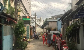 Con hẻm nơi Hiếu sát hại người yêu rồi phân xác.