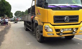 Hiện trường tai nạn.