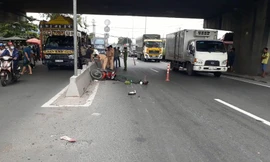 Hiện trường tai nạn.