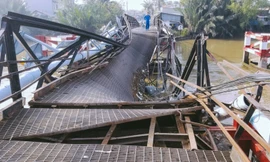 Sửa xong cầu Long Kiểng trước Tết Nguyên đán