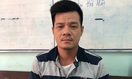 Lê Nguyên Sơn tại công an.