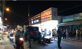 Hiện trường tai nạn.