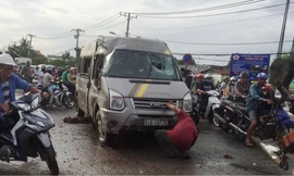 Hiện trường tai nạn.