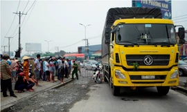 Hiện trường tai nạn.