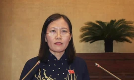 Theo Chủ nhiệm Uỷ ban Tư pháp Lê Thị Nga, người dân muốn chính quyền công khai chi phí các dịch vụ công cộng. Ảnh Như Ý.