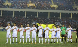 Đội hình xuất phát của đội tuyển Việt Nam. Ảnh: Như Ý