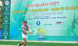 Tay vợt Hoàng Nam lần đầu đấu quần vợt nhà nghề tại quê nhà