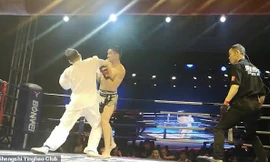 Võ sĩ tự do Trung Quốc knock-out cao thủ Thái Cực Quyền trong 5 giây