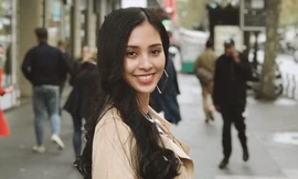 Hoa hậu Tiểu Vy đại diện hình ảnh của Tiền Phong Golf Championship