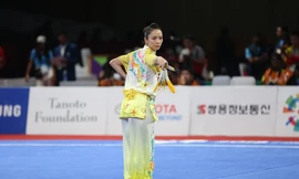 'Ngọc nữ' Wushu Việt Nam có cơ hội đoạt huy chương