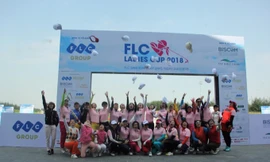 Các golfer nữ hào hứng trước giờ thi đấu tại FLC Ladies Cup 2018