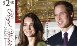 Tem kỷ niệm đám cưới Hoàng gia Anh gây tranh cãi