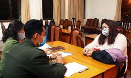 Lý Thị Mỹ Kiều tại cơ quan điều tra