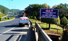 cấm ô tô 16 chỗ lên đèo Prenn