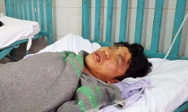 Anh Trung đang được điều trị tại bệnh viện