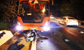 hiện trường vụ tai nạn