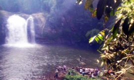 Tìm kiếm người mất tích ở thác 7 tầng