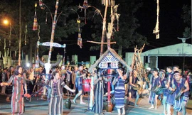 không gian Ngày hội văn hóa Nam Tây Nguyên