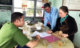 lập biên bản vụ trộn đất đỏ Đà Lạt vào khoai tây Trung Quốc