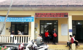 một góc trụ sở làm việc của UBND TP.Bảo Lộc