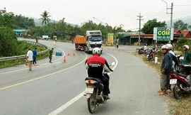 tai ạn xảy xa tại khúc cua bà Liên trên Quốc lộ 20