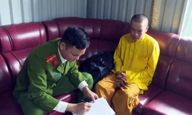 Công an lập biên bản vụ việc