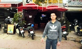 Nguyễn Đức Vinh tại một địa điểm gây án