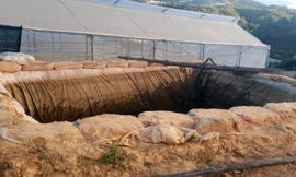 Nơi hai cháu bé bị đuối nước