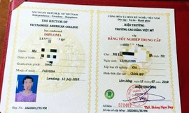 Bằng tốt nghiệp trái pháp luật do "Hiệu trưởng" Hoàng Ngọc Duy cấp