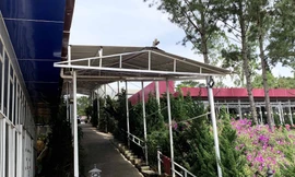 Một góc của nhà hàng "khủng"