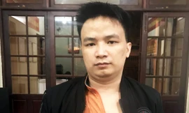 Lê Xuân Mạnh tại cơ quan điều tra