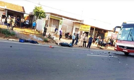 Tai nạn xảy ra trên quốc lộ 20