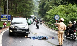 hiện trường vụ tai nạn