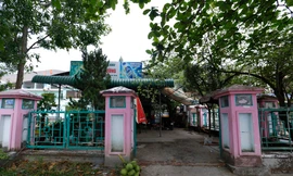 Quán nước, nơi phóng viên bị hành hung