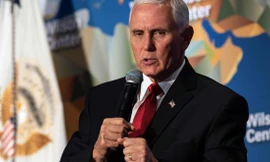 Phó tổng thống Mỹ Mike Pence.“Hành động quân sự của Trung Quốc trong khu vực và cách tiếp cận của họ đối với các nước láng giềng trong năm qua ngày càng hung hăng”. Ảnh: Getty,