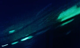 Hình ảnh giống UFO trên bầu trời Khao Kala. Ảnh: Manop Ampan.