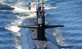 Một chiếc tàu ngầm tấn công lớp Los Angeles. Ảnh: Military.