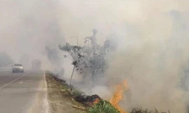  Nhiều tỉnh thành của Thái Lan cấm hoạt động đốt ngoài trời như thế này. Ảnh: Chiang Rai Times. 