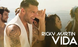 Bìa đĩa đơn Vida của Ricky Martin.