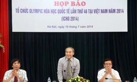 Họp báo về việc tổ chức Olympic Hóa học quốc tế lần thứ 46 tại Việt Nam. 