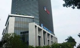 Trụ sở Tập đoàn Dầu khí Quốc gia Việt Nam (Petro Vietnam) tại Hà Nội.