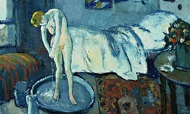 Người đàn ông bí ẩn trong bức tranh phụ nữ đang tắm của Picasso