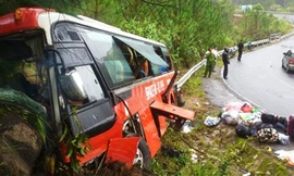 Hiện trường vụ tai nạn thương tâm