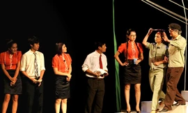 Một trong những vở diễn của Lưu Quang Vũ từng được tái dựng. Ảnh: TTXVN