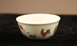 Chiếc ly cổ trị giá 36 triệu USD. (Nguồn: CCTVNews)