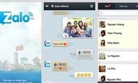 Ứng dụng nhắn tin nội địa Zalo đang rất phổ biến với với 12 triệu người dùng