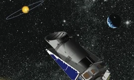 Mô phỏng kính thiên văn không gian Kepler. Ảnh: NASA