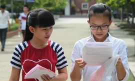 Thí sinh dự thi đại học năm 2014. (Ảnh: Doãn Hòa)