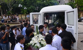 Di chuyển linh cữu Toàn Shinoda về đài hóa thân Hoàn Vũ